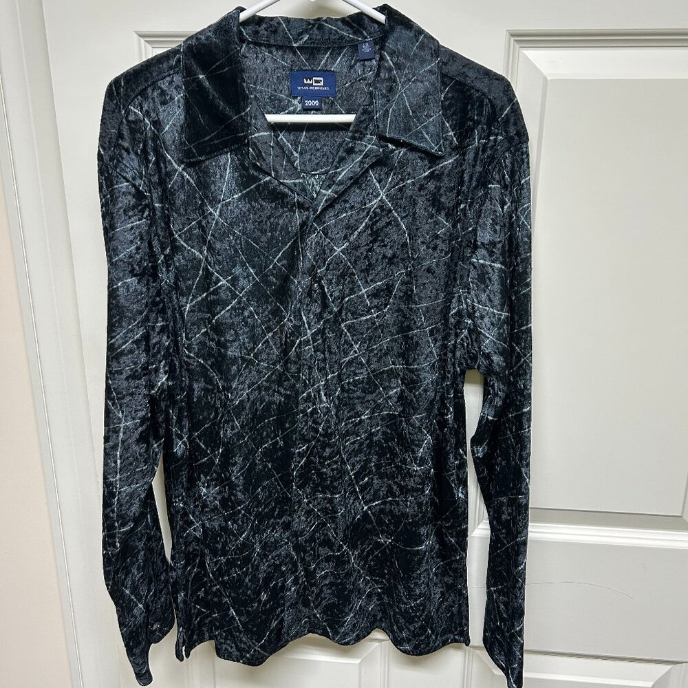 Vintage 90s Wilke Rodrigues Poly Button-Down Shirt